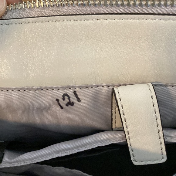 Rebecca Minkoff Bree Large Top Zip Leather Satchel In Putty - Picture 14 of 16